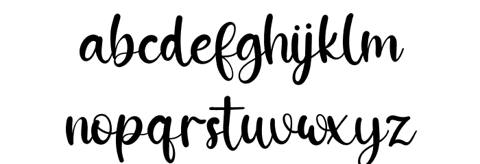 Ressoven Font LOWERCASE