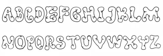 Resta Display Font Schriftart Groß