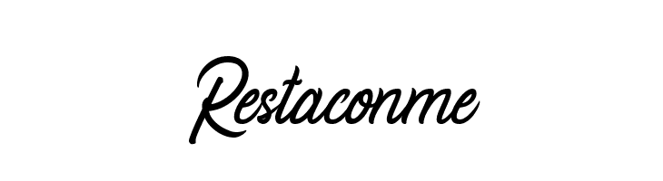 Restaconme  Free Fonts Download