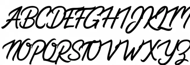 Restaconme Schriftart Groß