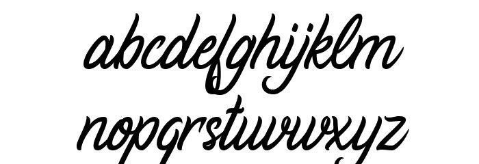 Restaconme Font LOWERCASE