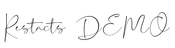 Restacts DEMO Font