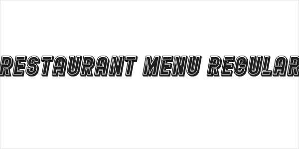 Restaurant Menu Regular Logo