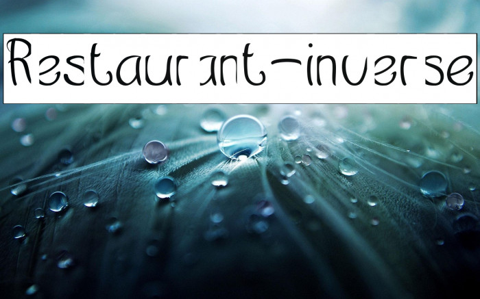 Restaurant-inverse Example 2