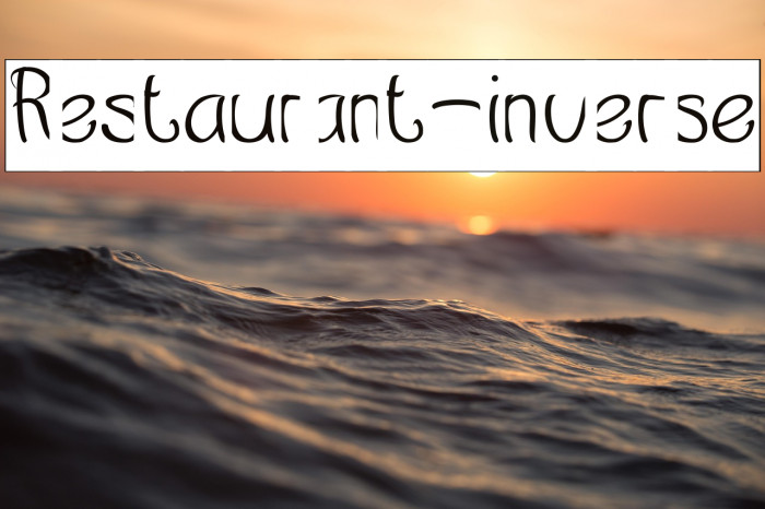 Restaurant-inverse Example 3