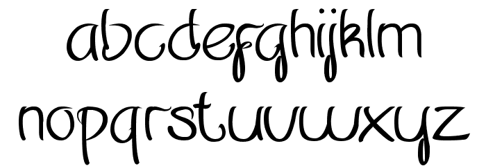 Restaurant Font LOWERCASE