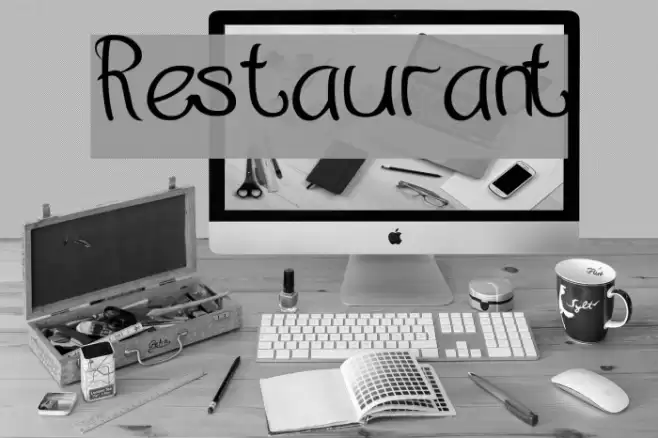 Restaurant Font examples