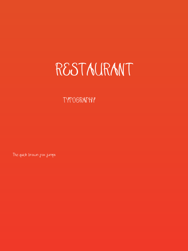 Restaurant Poster