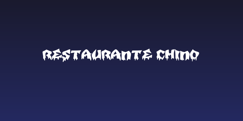 Restaurante Chino Social Header