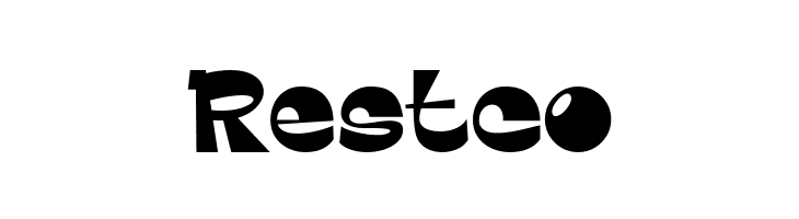 Restco  免费字体下载