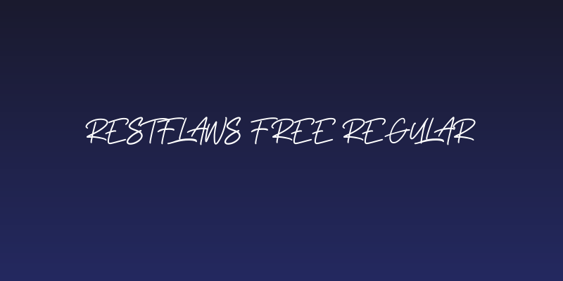 Restflaws Free Regular Social Header