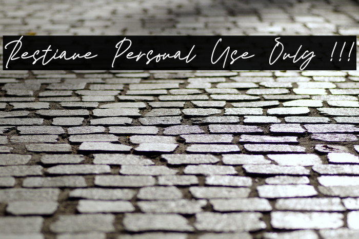 Restiane Personal Use Only !!! Example 3