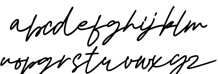 Restiane Personal Use Only !!! Font LOWERCASE