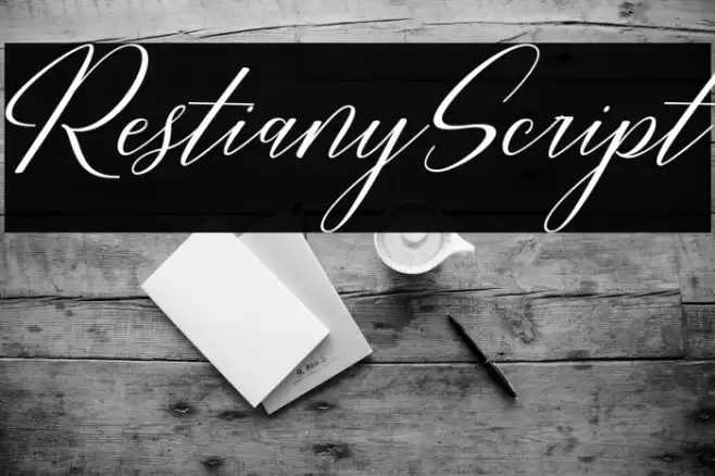 RestianyScript Font examples