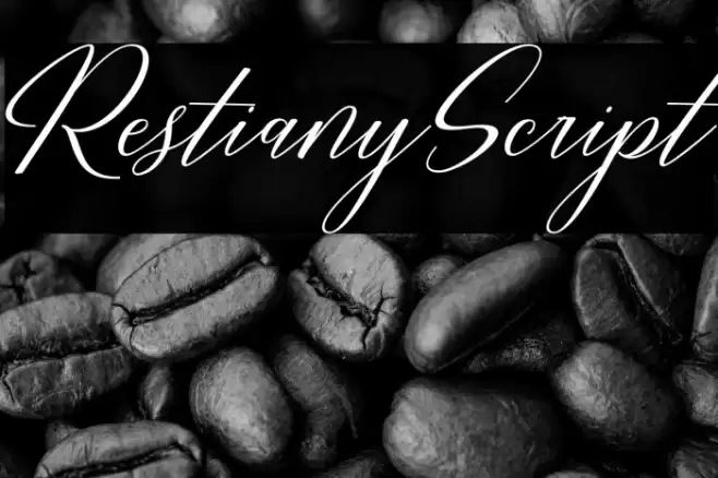 RestianyScript Font examples