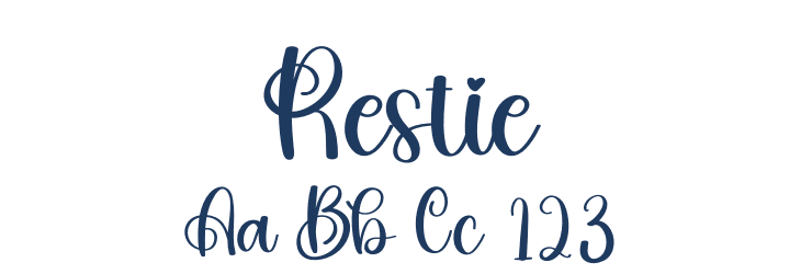 Restie Font Preview