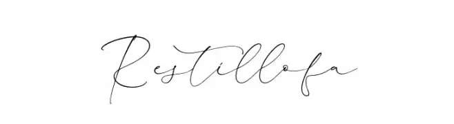 Restillofa Font