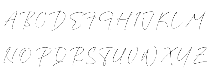 Restillofa Font UPPERCASE