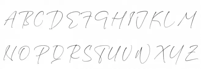 Restillofa Font UPPERCASE