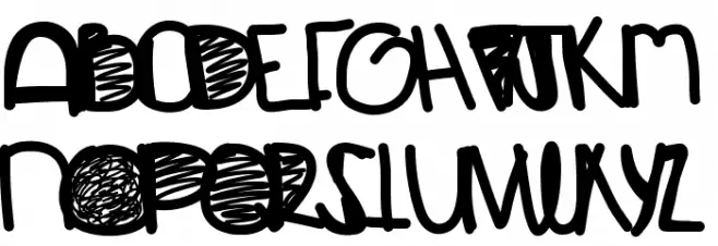 Restless Font Litere mari