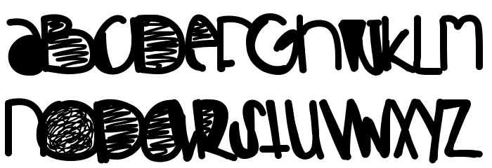 Restless Font LOWERCASE