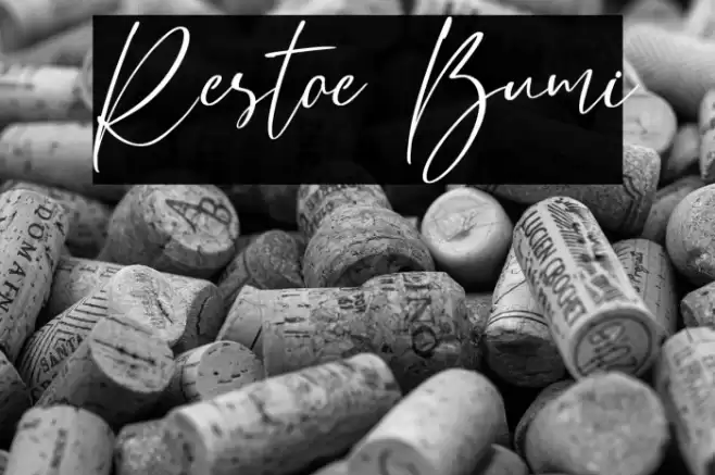 Restoe Bumi Font examples