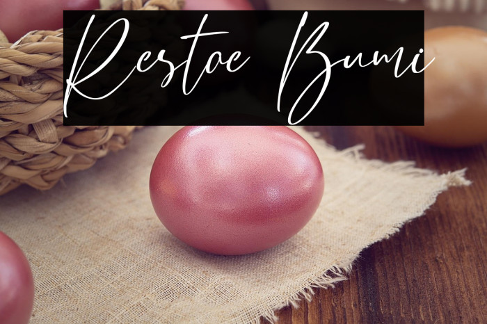 Restoe Bumi Example 2