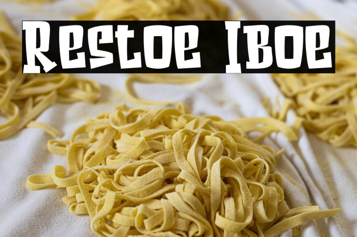 Restoe Iboe Example 1