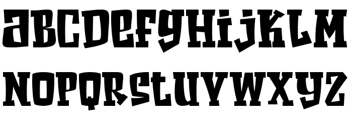 Restoe Iboe Font LOWERCASE