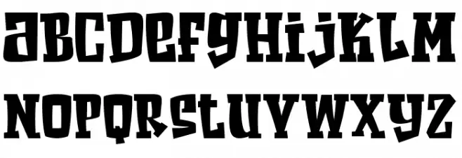 Restoe Iboe Font LOWERCASE