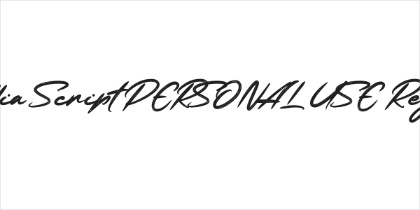 Restollia Script PERSONAL USE Regular Logo