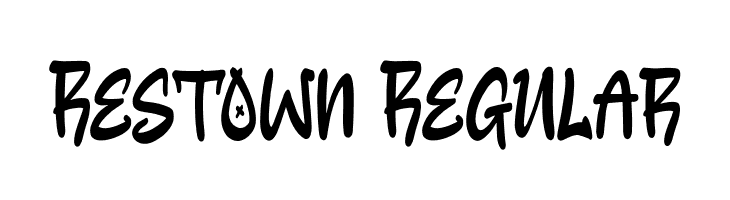 Restown Regular  font caratteri gratis