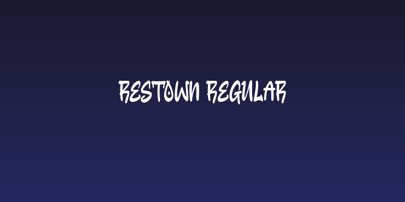 Restown Regular Social Header