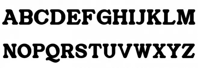 Restrick Шрифта ВЕРХНИЙ