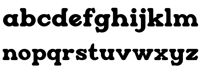 Restrick Font LOWERCASE