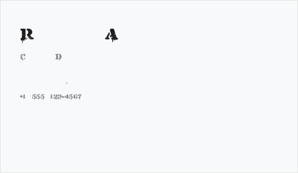 Restricted Area Business Card