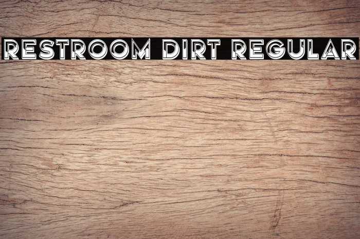 Restroom Dirt Regular Example 2