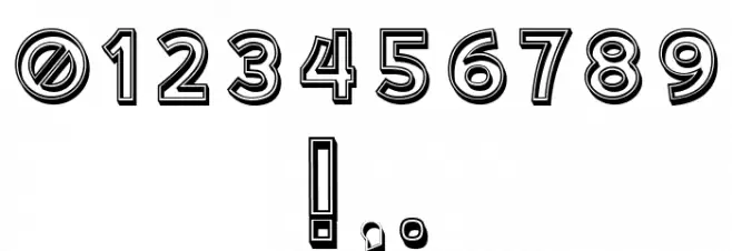 Restroom Regular Font OTHER CHARS