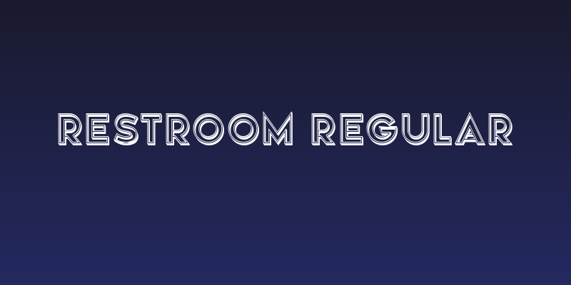 Restroom Regular Social Header