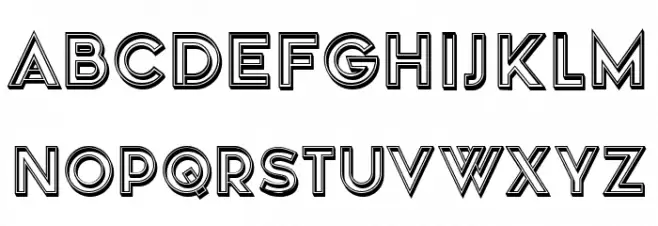 Restroom Regular Font LOWERCASE