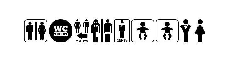Restroom फ़ॉन्ट