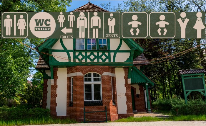 Restroom Font examples