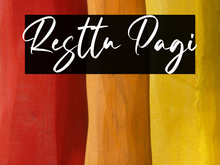 Resttu Pagi Example 1