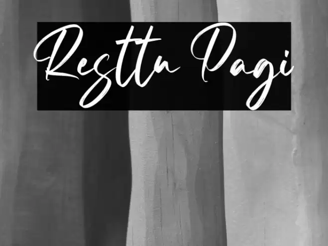 Resttu Pagi Font examples