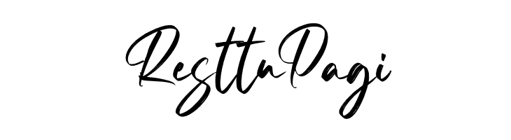 ResttuPagi Free Fonts Download
