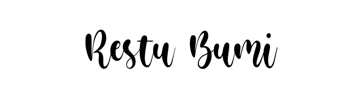 Restu Bumi  Fuentes Gratis Descargar