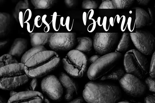 Restu Bumi Font examples