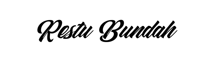 Restu Bundah  免费字体下载