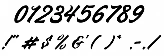 Restu Bundah Font OTHER CHARS