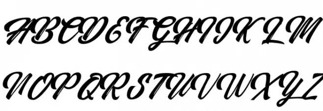 Restu Bundah Schriftart Groß